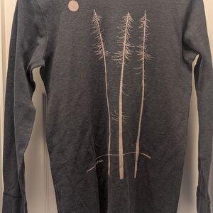 Marushka Notch Neck Hoodie - Twiggy Long Sleeve T-Shirt